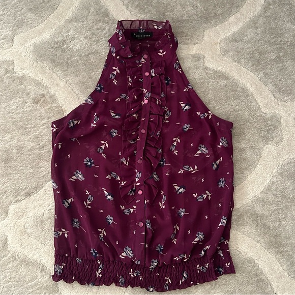 Forever 21 ladies sheer blouse - Picture 1 of 5